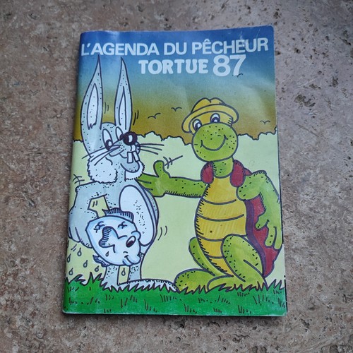 Ancien agenda pêcheur - ancien,