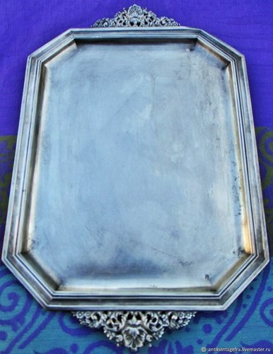 Plateau antique rocaille - plateau,