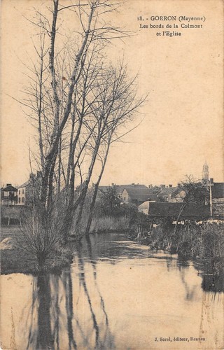 Cpa gorron les bords - 53, de