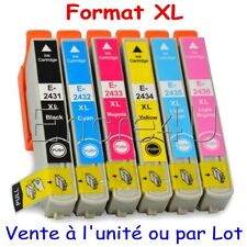 Lot cartouches non oem epson T24 XL T2438 XL pour imprimantes 55 760 860 960 XP