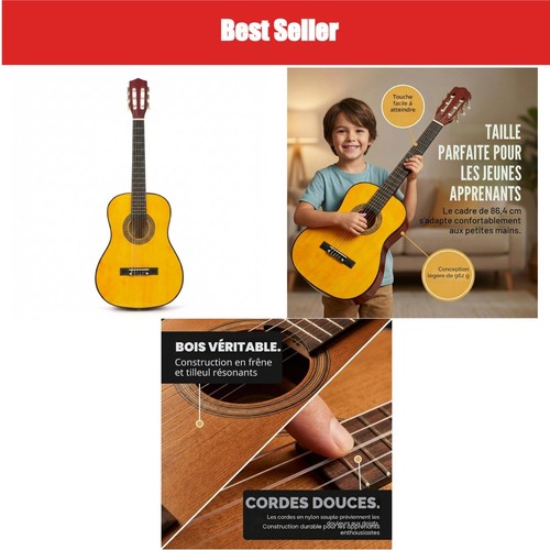 Guitare classique enfant 4 - guitare, 3/4
