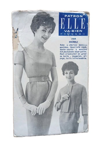 Patron couture vintage elle - patron,