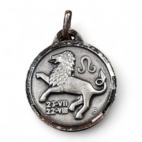 Zodiaque lion médaille - lion,