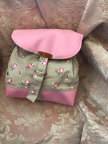 Sac dos tissu fleuri - à,