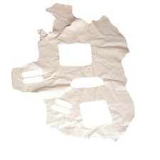 Lot de 500g de peau de cuir d'autruche avec découpes