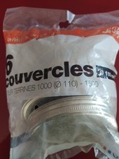 6 Couvercles familia wiss diamètre 110 Le Parfait Neuf pour terrine 1000-1500