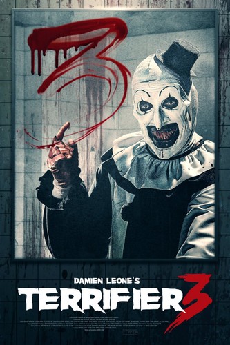 Terrifier affiche cinéma - terrifier, 3