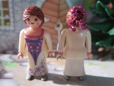 femme REINE PRINCESSE avec coiffe palais château PLAYMOBIL calendrier avent 9485