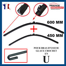 Balais d'Essuie Glace Plat Avant 600 + 450 mm pour CITROËN C2 (JM_) ET C3 I (FC)