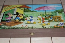 Coffret de 40 Cubes - France Jouets - WALT DISNEY - Jeu d'éveil - Vintage