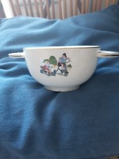 Bol ancien Digoin et Sarreguemines - décor jeux d enfants. 