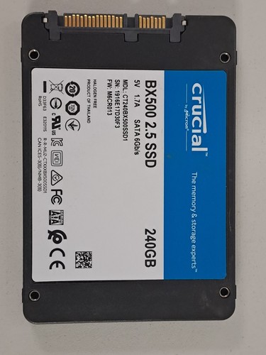 Ssd crucial bx500 240 sata - ssd,