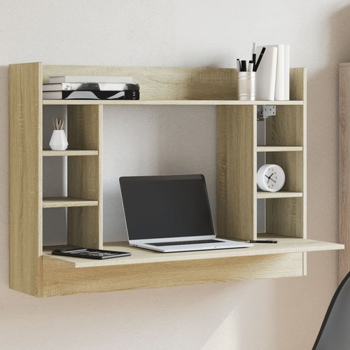 Bureau mural blanc 105x48x75
