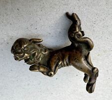 Très Ancien Chien de Fo en Bronze