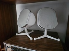 Enceintes satellites focal bird blanches