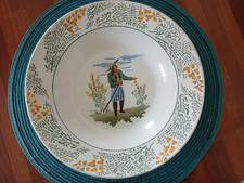 GIEN 19 EME Plat creux Décor