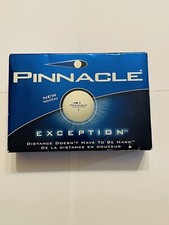 Balle de Golf Pinnacle Exception Numéro 4 . Série De 12 .