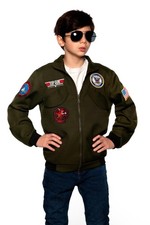 Veste De Pilote Top Gun Marine Costume Pour Enfant | Petit