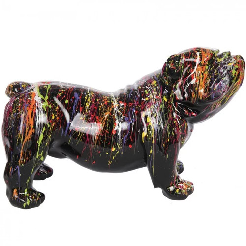 Statue résine chien - résine,