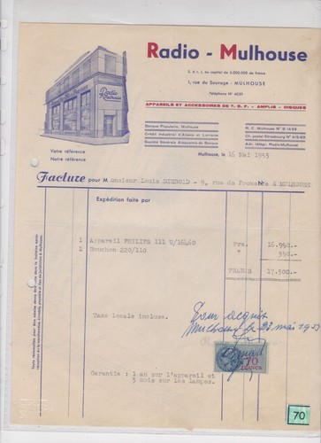 Facture radio mulhouse image - facture,