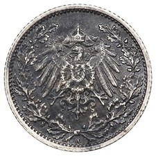 Allemagne 1/2 Mark 1918 J