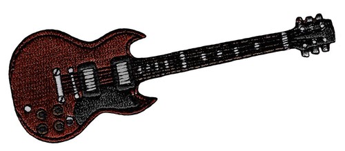 Electric guitar iron patch - guitar,