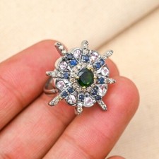 Diamant Pavé et Vert