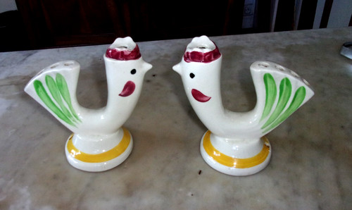 Coqs pique fleur - , ,lampe