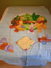 housse de couette winnie l'ourson porcinet tigrou + drap housse