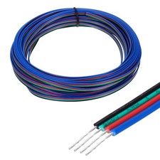 24 Gauge 4 fils câble cuivre