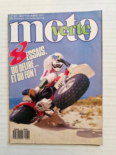 Moto verte 161 1987 8 - moto, n°161
