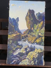 Huile sur toile très