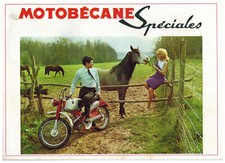 Dépliant publicitaire Motobécane Spéciales SPR TT D52 SP 98