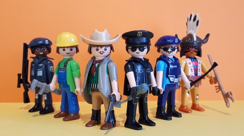 Playmobil village people - playmobil, san