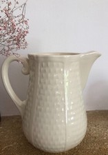 Rare Pichet broc Gien Pont au Choux modèle grain de riz