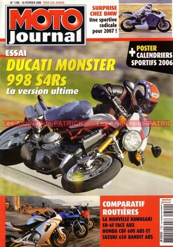Moto journal 1700 ducati 998 - 1700,