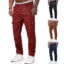Pantalon skinny vintage marron