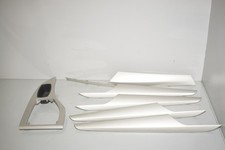 BMW E84 X1 Lot Couverture Console Centrale I Tableau Argent Satiné Mat 9252846