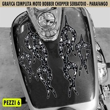 Kit 6 autocollants moto