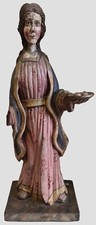 SANTA LUCIA. SCULPTURE EN BOIS