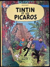 TINTIN 23 Tintin et les Picaros 1976 Hergé EO Casterman verso C1