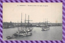 CPA 33 - BORDEAUX - Morutiers sur rade et les quais, rive gauche