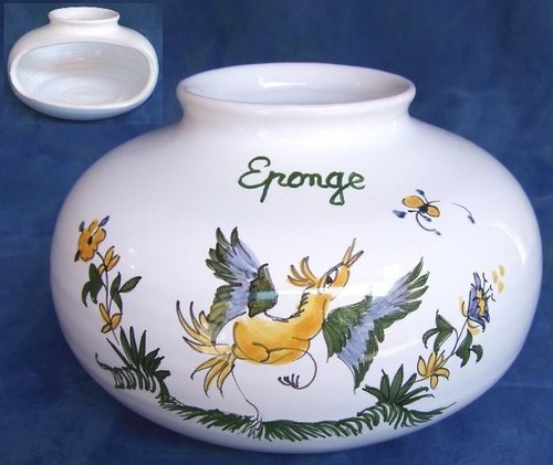Pot éponge faïence de - éponge,
