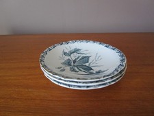 3 soucoupes  13 cm Terre de