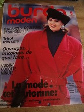 MAGAZINE BURDA MODEN LA MODE CET AUTOMNE COULEURS ET SILHOUETTES  09/1986