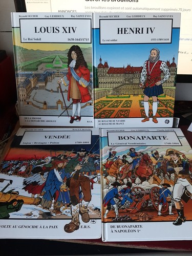 Lot historiques - de, bd