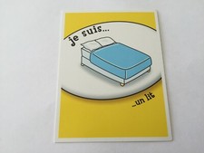 Carte je suis un lit pièce