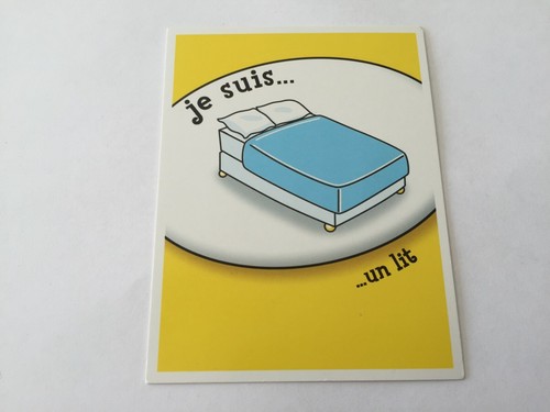 Carte suis lit pièce - je,
