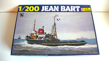 HELLER BOITE BLEUE REMORQUEUR "JEAN BART" 1/200è BON ÉTAT BEL ÉTAT 37x25cm 1976