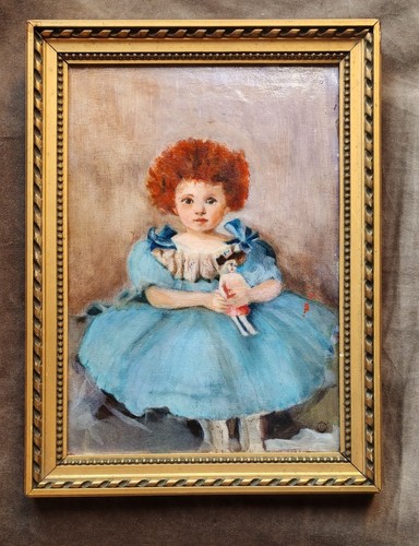 Tableau portrait enfant - d'enfant, à